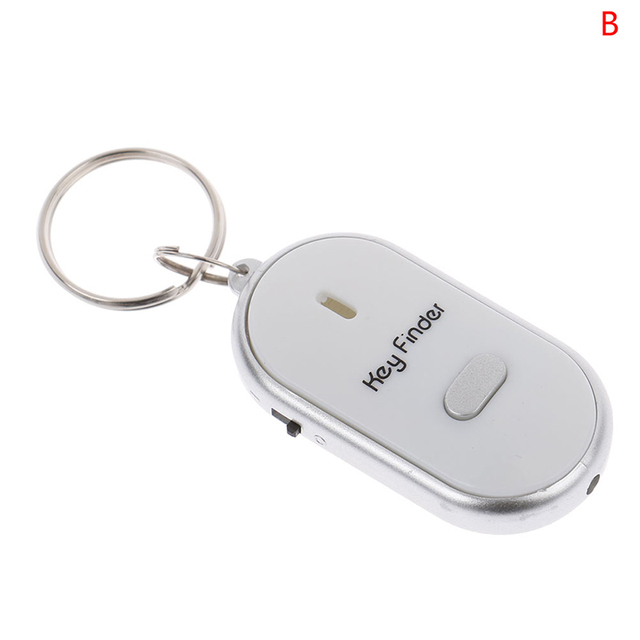 Anti-Lost Whistle Sensors Keychain Tracker LED Whistle Claps Locator Portable Personal GPS Locator Key Finder