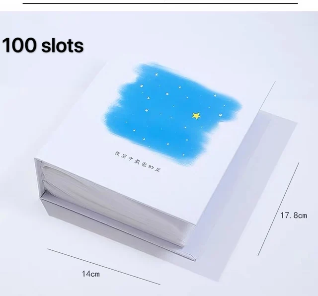 100 Slots 3D Nail Sticker Water Decal Collecting Albums Storage Holder Nail Art Display Showing Book Container Tools 100 slots D