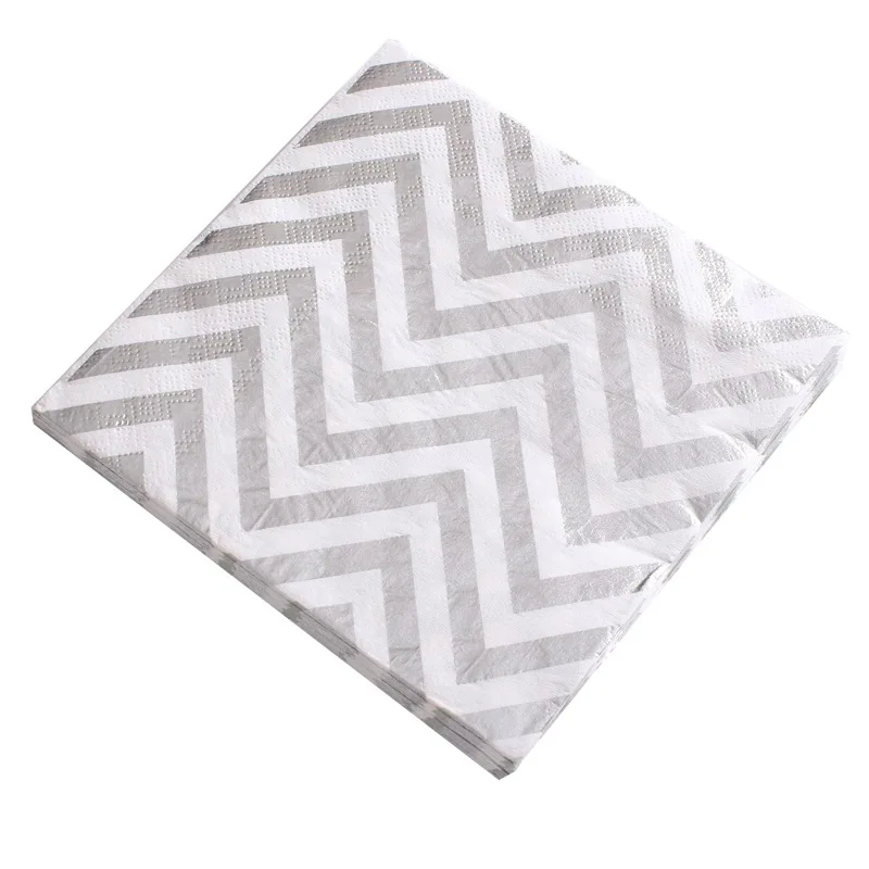 20pcs napkin p 20 шт./партия, горячая Распродажа, золотисто-синяя бумажная салфетка для полотенец для мальчиков и девочек, вечерние салфетки, украшение для салфеток, салфетки 33*33 см - Цвет: 20pcs napkin p