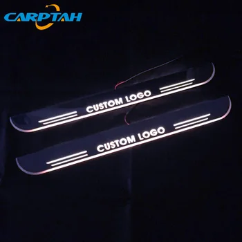 

CARPTAH Trim Pedal Car Exterior Parts LED Door Sill Scuff Plate Pathway Dynamic Streamer light For Citroen DS5 2015 - 2018