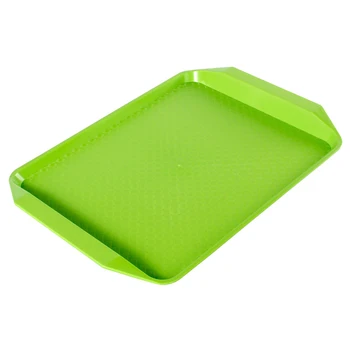 

1pcs Food Tray Dinner Tray Cafeteria Tray Café Standard Cafeteria Service Tray Rectangular Non-slip Surface 17-inch by 12-inch