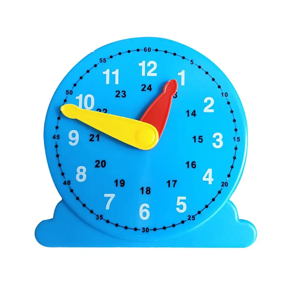 Student Learning Clock 12/24 Hours Time Teacher for Kids Children Educational Baby Gift Gear Toys | Дом и сад