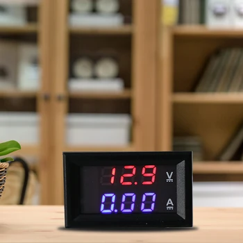 

Digital digital ammeter Voltmeter DC 100V 10A Panel Amp Volt Voltage Current Meter Tester Detector 0.56" Dual LED Display Car