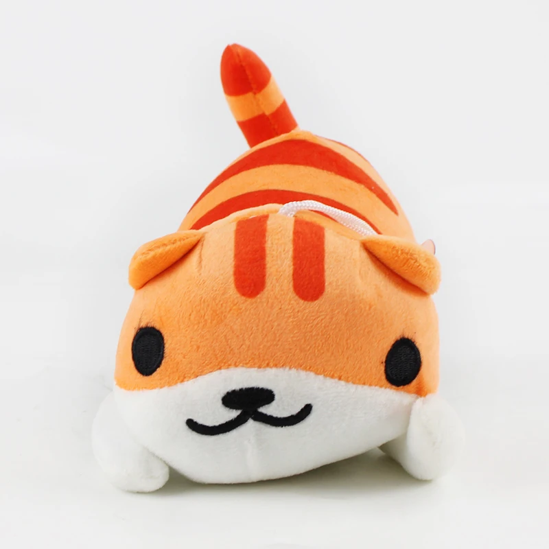 2 стиля Neko Atsume плюшевые игрушки серый оранжевый Кот Китти в виде животного мягкая набивная кукла