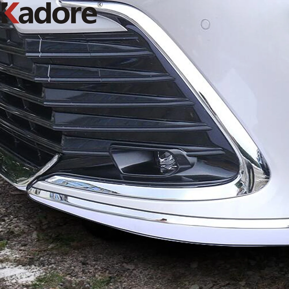 

Для Toyota Camry LE XLE 2021 2022 ABS Хромированная передняя противотуманная фара накладка на веко для бровей противотуманные полосы наклейка для стайлинга автомобиля
