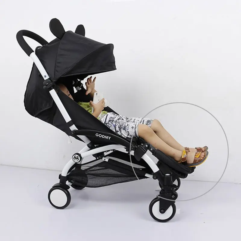 Baby Strollers medium 2020 New 32cm Baby Stroller Accessories Footboard Carriage Foot Rest Feet Extension Footmuff Footrest Leg Extension Booster baby stroller accessories diy	