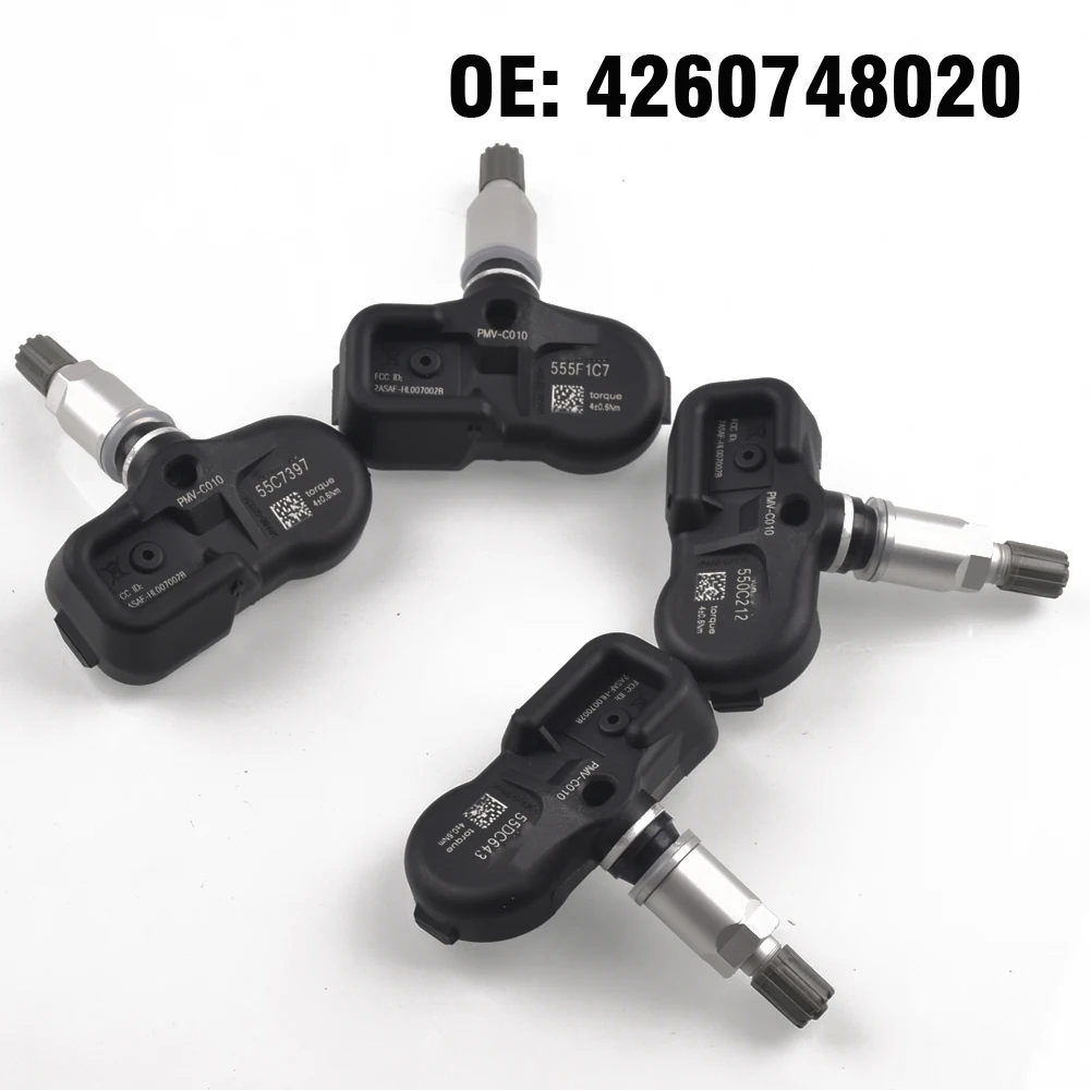 4 шт. Автомобильный датчик давления в шинах TPMS 433 МГц для Toyota Camry CHR Land Cruiser для LEXUS RX350 RX450 LS500h