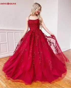 

Burgundy Quinceanera Dresses Pink 2020 Ball Gown Lace Applique vestido de 15 anos quinceanera Crystal Princess Spagetti Strap