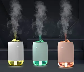 

Volcano Shape USB Portable Mini Humidifiers for Bedroom Baby Humidifiers Car Humidifier Diffuser With Colorful Night Light