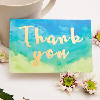 

Birthday card small card stamping wish card custom thank you message blessing ins520