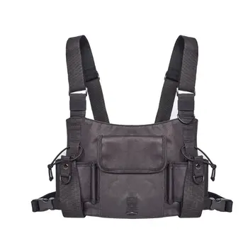 

Universal Radio Chest Harness Adjustable Bag for Tow Way Walkie Talkie