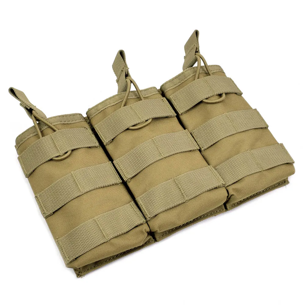 ActionUnion Тактический Подсумок 1000D нейлон тройной M4 Molle Camo Fastmag Чехлы клип сумка Военная страйкбол Пейнтбол Охота