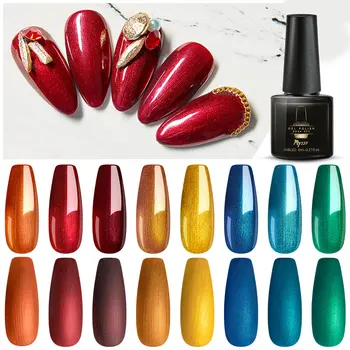 

Mtssii 6ml Metal Mirror Color Uv Gel Nail Polish For Manicure Semi Permanent Uv Led Gel Varnish Soak Off Nail Art Gel Polish