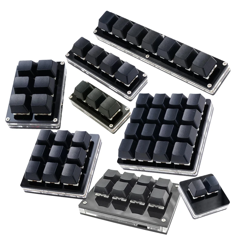 Mini Teclado Mecânico Preto Osu Gaming Programming Teclas Personalizadas para Photoshop Numpad Chaves Chaves Chaves Chaves Chaves Chaves Chaves 16 Chaves - Imagem 3