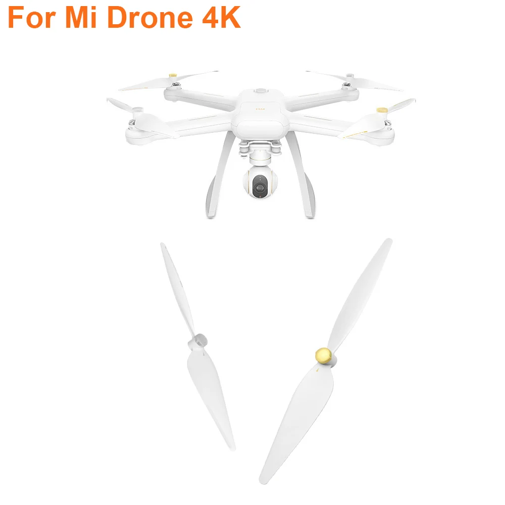 Белые пропеллеры для Mi Drone 4K версия лопасти квадрокоптера пропеллеры запасные части Аксессуары