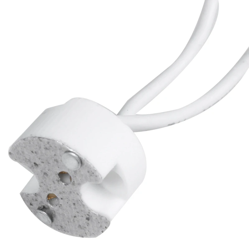 Retail 250V 0.4A MR16 Socket LED Lamp Halogen Light Holder Base Wire Connector