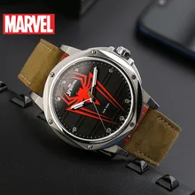 Disney Spider-Man Men's Quartz New Belt Marvel Watch Fashion Unique Waterproof Luminous Watch