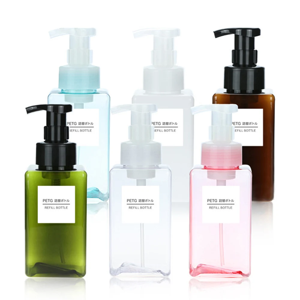 Foaming Soap Dispenser for Bathroom Sink, Shower Gel, Shampoo Lotion, Facial Cleanser, Foamer Pump, Refillable Bottle 2