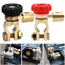 Isolateur de batterie de voiture, 17mm, déconnexion, coupure de courant, interrupteur rotatif universel, accessoires de protection de voiture