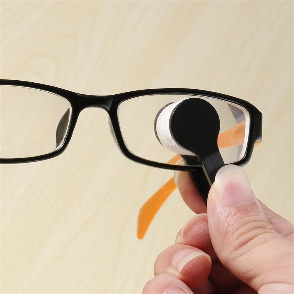 New 1pcs Useful Microfiber Mini Portable Glasses Eyeglass Spectacles Cleaner Spectacle glasses clean wipe Hot Sale|Аксессуары для