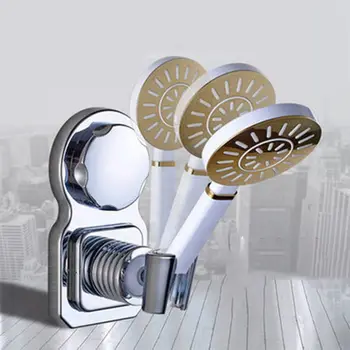 

Vacuum Suction Cup Shower Head Holder Reusable Adjustable Shower Head Bracket with Adhesive Sticker Disc for Bathroom Accessorie
