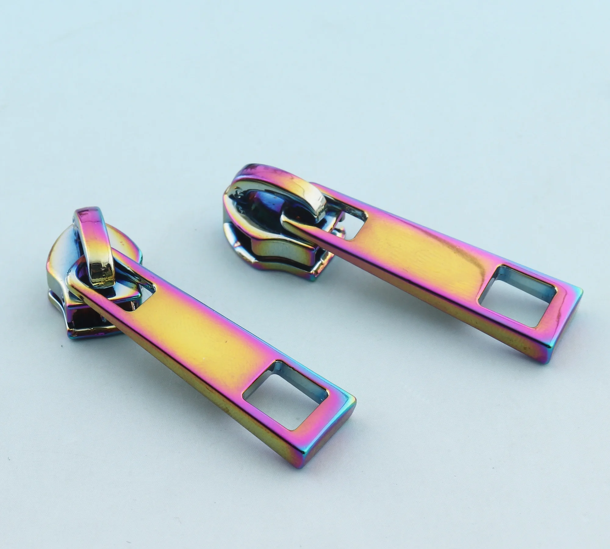 

Размер 5 # светильник-Радужный съемник молнии 10 шт. молния с кожаным пулером застежка-молния для головки молнии Универсальный сменный компле...