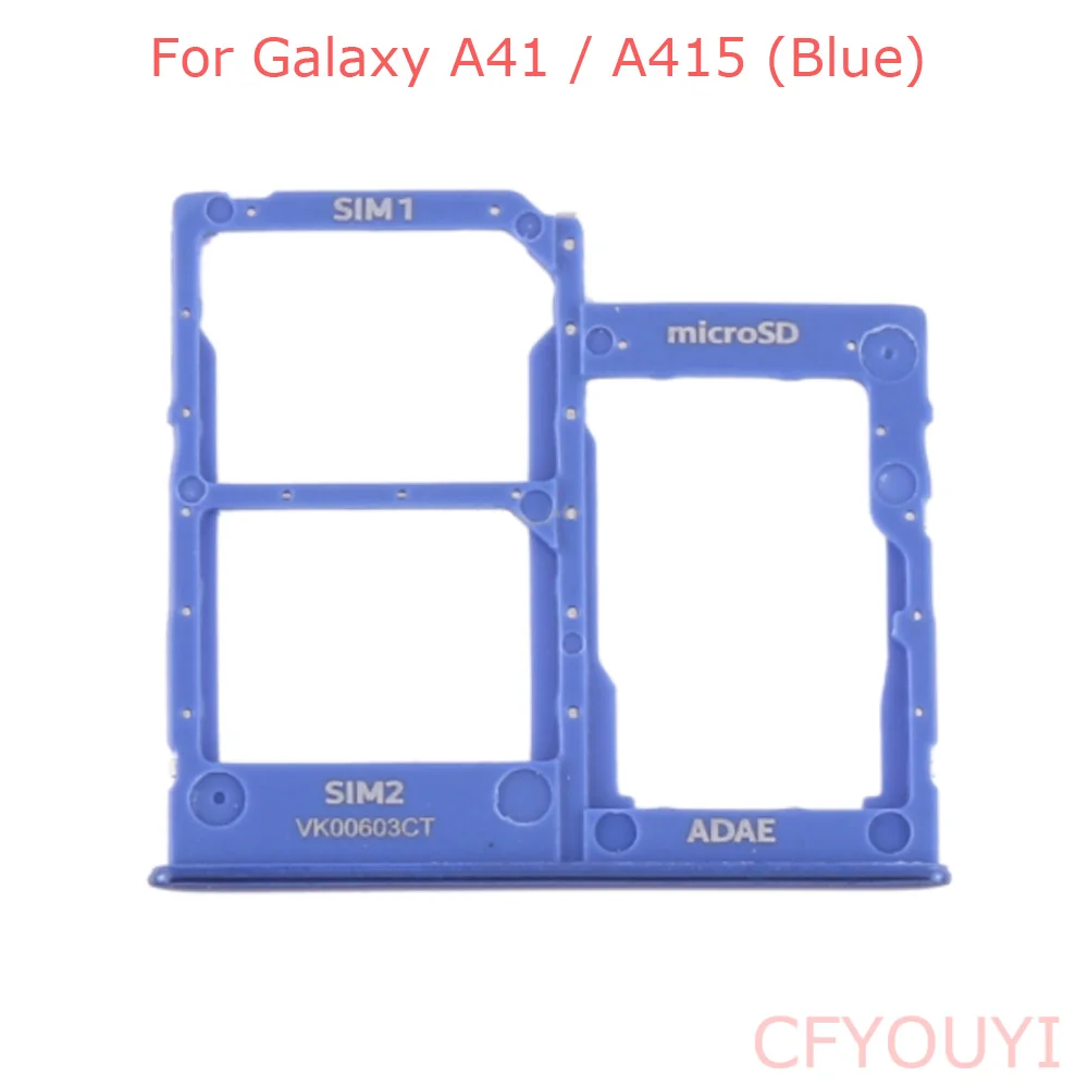 

Новый лоток для двух SIM-карт + Micro SD-карт, запасная часть для Samsung Galaxy A41 A415