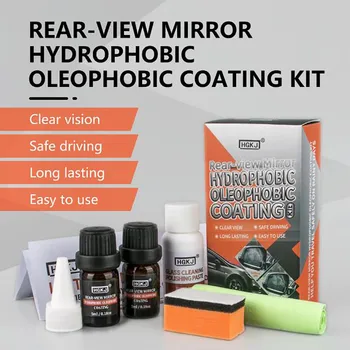 

Rearview Mirror Hydrophobic And Oil Repellent Desmear Coating Kit Defogs Instantly With The Glass Anti-fog Rainproof Agent #py10