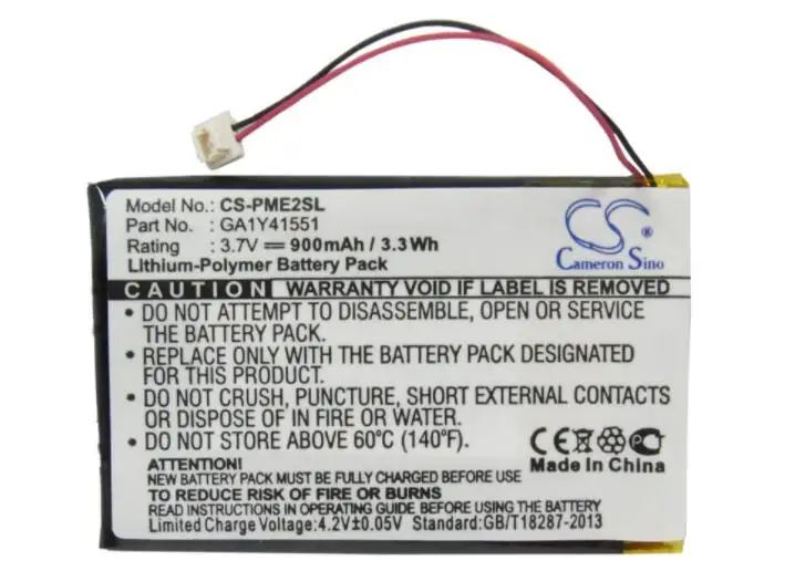 Cameron sino 900mah аккумулятор для пальмового вольфрама E2 GA1Y41551 КПК, карманный ПК аккумулятор