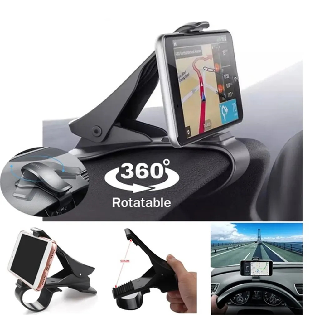 

Car Phone Holder for Cell Phone in Car GPS Dashboard Bracket For iPhone 11 XR 7 Samsung Xiaomi Universal 360 Mount Stand Holder