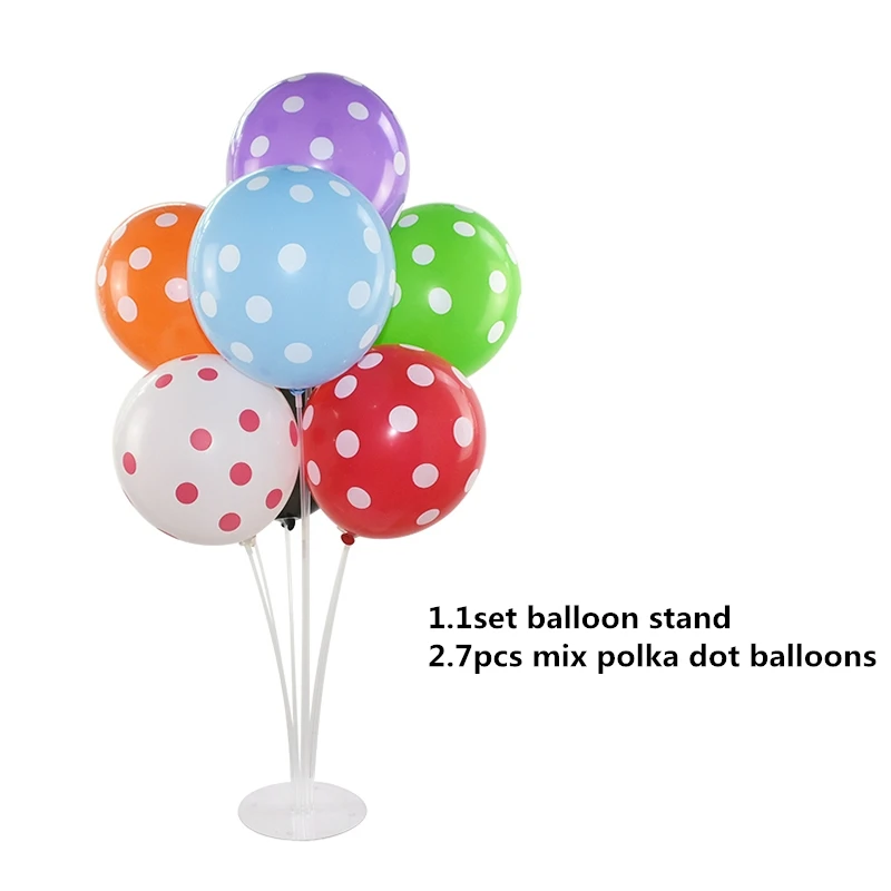 1 набор трубок держатель воздушных шаров колонна-подставка пластиковый надувной шар Свадьба День рождения воздушный шар для детей аксессуары украшения - Цвет: B14