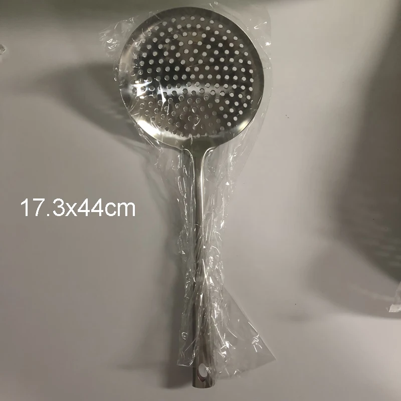 ANCIEN GRAND EGOUTTOIR PASSOIRE LAITON étamé MANCHE FER Forgé jus de GRENIER D