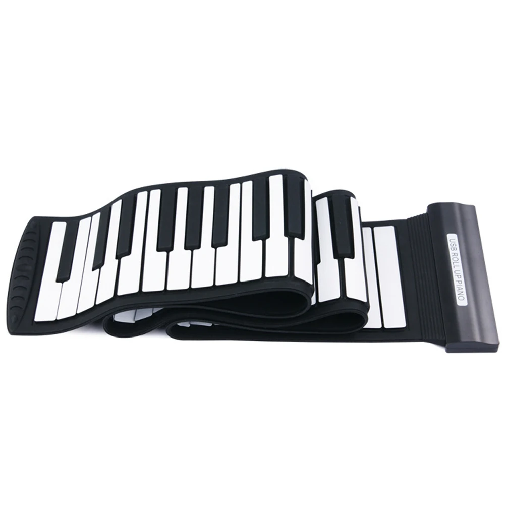 Силиконовая с динамиком электронная клавиатура 88 ключ мягкая запись USB интерфейс для начинающих перезаряжаемая музыка рулон пианино гибкая