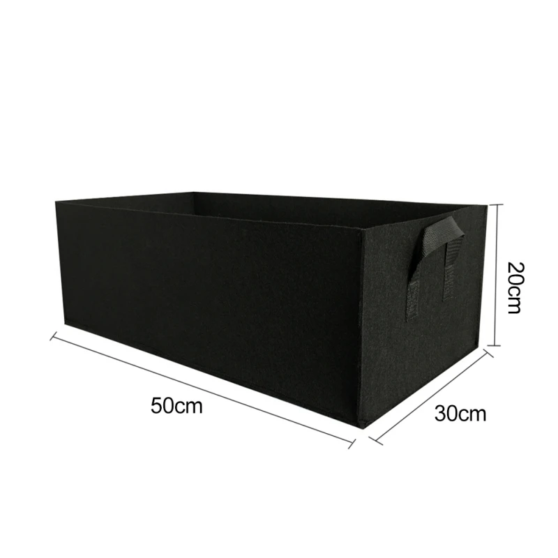 A 50x30x20cm Нетканый мешок для роста растений, защита окружающей среды, мешок для посадки овощей, цветочный горшок, Садовые принадлежности - Цвет: A 50x30x20cm