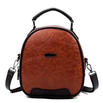 

Ladies Leather Fashion Retro Shoulder Bag Backpack Multifunction Ladies Backpack