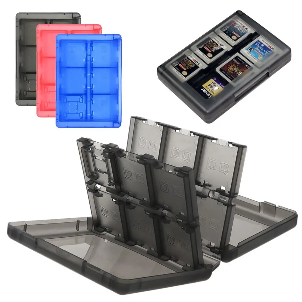 

24 In 1 Portable Game Cards Case For Nintend Switch Shockproof Shell Storage Box for 3DS 2DS/DS Lite/DSL