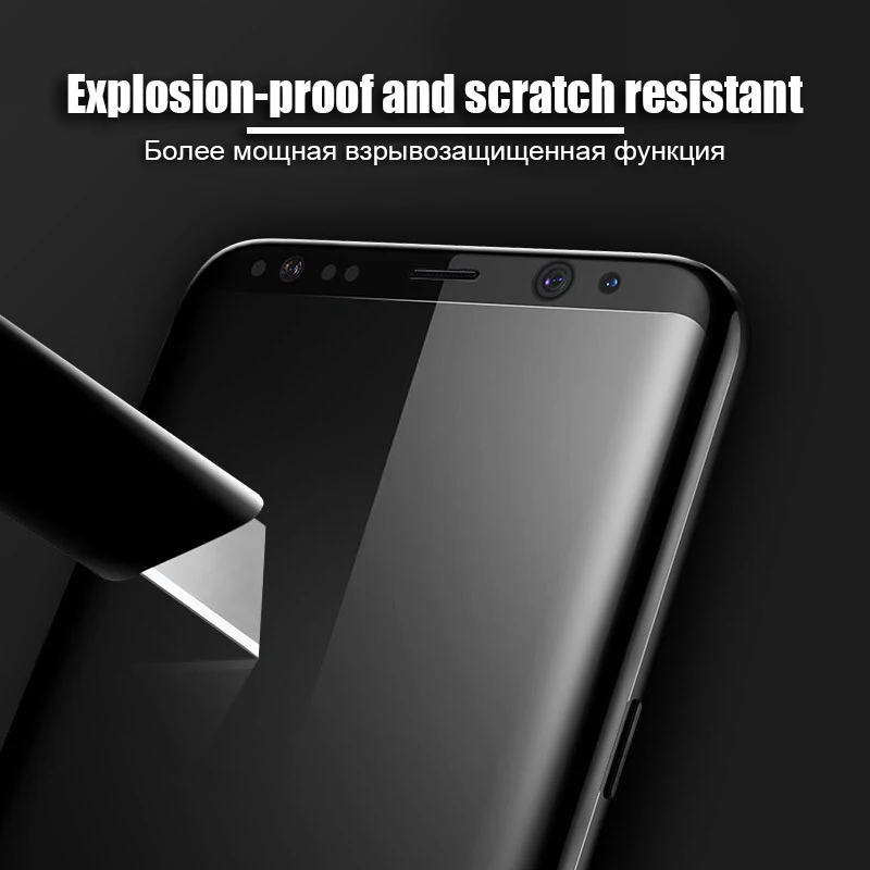 500D полностью изогнутое закаленное стекло для samsung Galaxy S9 S8 Plus Note 9 8 Защита экрана для samsung S7 Edge S10 защитная пленка