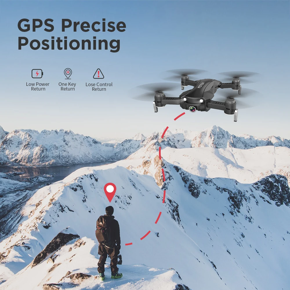 R10 gps Дрон с камерой 5G Радиоуправляемый квадрокоптер 2K wifi FPV складной умный