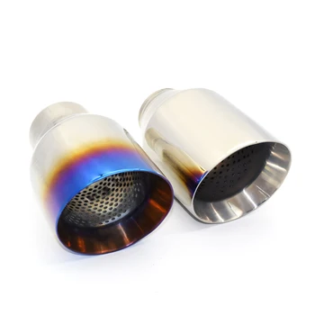 

Car Exhaust Tip For Universal Car 304 Stainless Steel Muffler Welding 4 inch oulelet Exhaust Muffler Tip for Universal Car