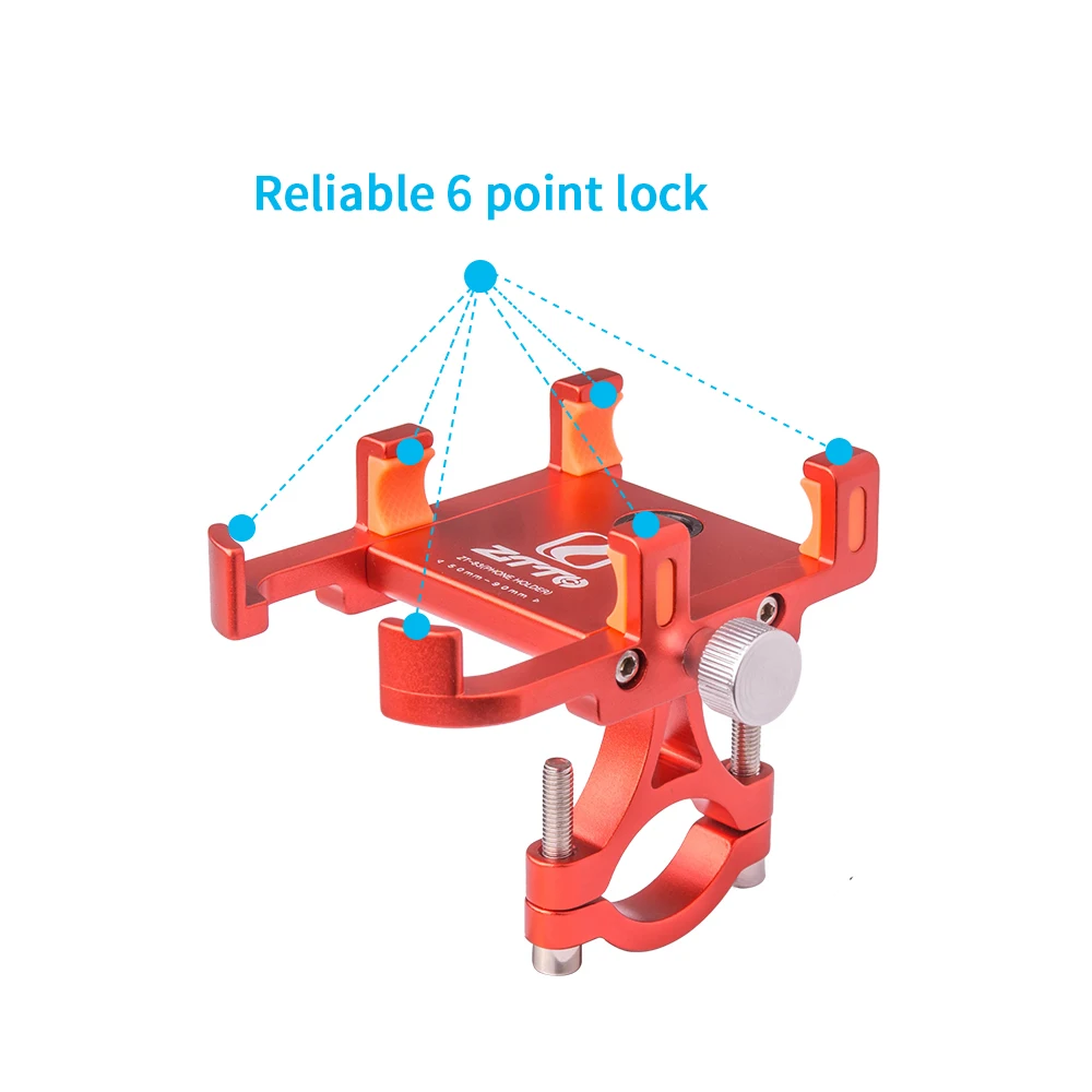 ZTTO велосипедный держатель для телефона полное покрытие для мотоцикла Универсальное крепление 360 ° 22,2 31,8 25,4 руль MTB держатель для сотового телефона дорожный велосипед M365