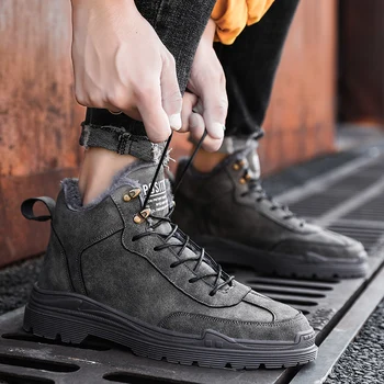 

Hiking Shoes Men Mountain Climbing Shoes Boots Snow Men Winter Boots Men Winter Shoes Hiking Boots Hunting Boots Waterproof