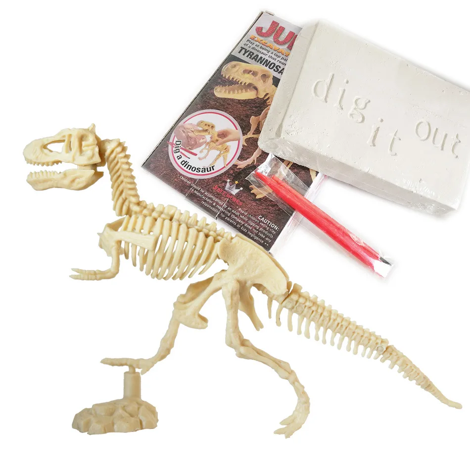 

Dinosaur toy deformation Mega Fossil Dig Kit Dinosaur figurines Bones gift for Paleontology Archeology enthusiasts