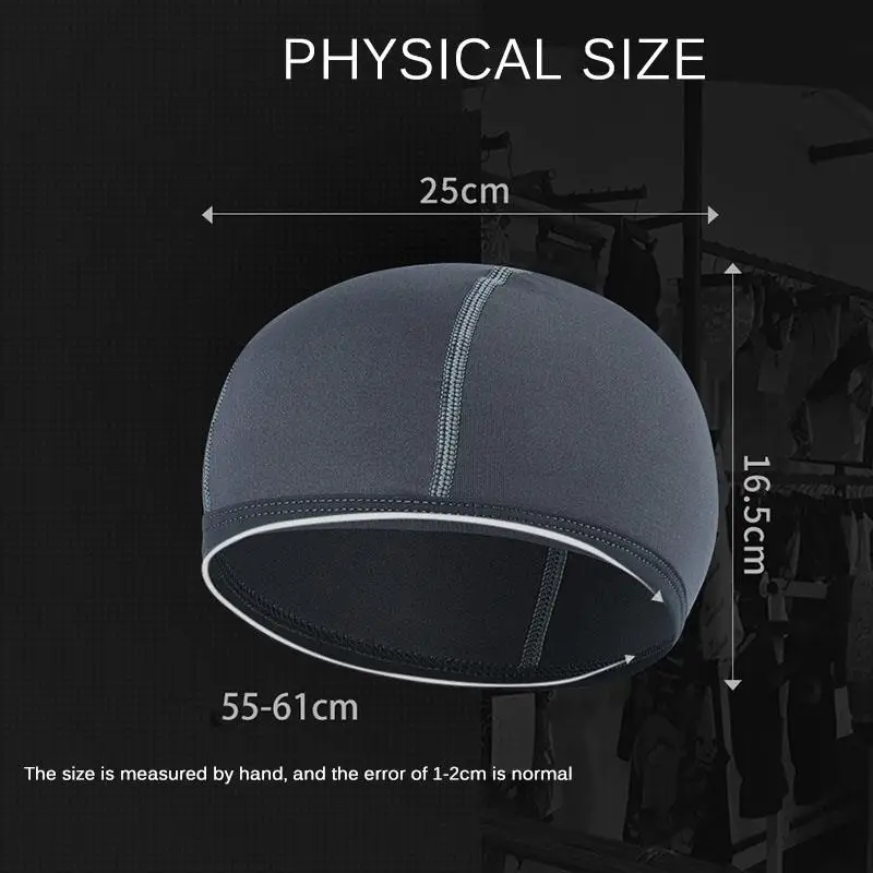 Motorcycle Helmet Inner Cap Hat Quick Dry Bicycle Breathable Hat Racing Cap Comfortable Under Helmet Blue Winter New/Motorcycle Helmet I