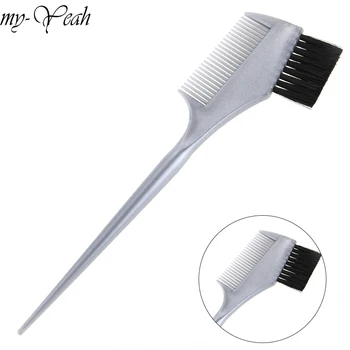 

1 Pcs Plastic Hair Dye Color Brushes Highlighting Tint Coloring Combs With Brush Barber Pro Salon Styling Tools DIY Home
