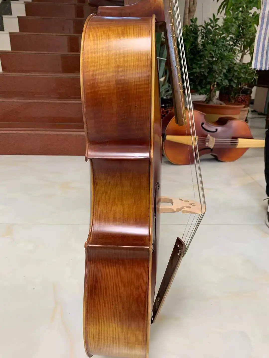 6 strings 23"(1/4) Cello SONG Brand Maestro"arpeggione", big and powerful sound #14960