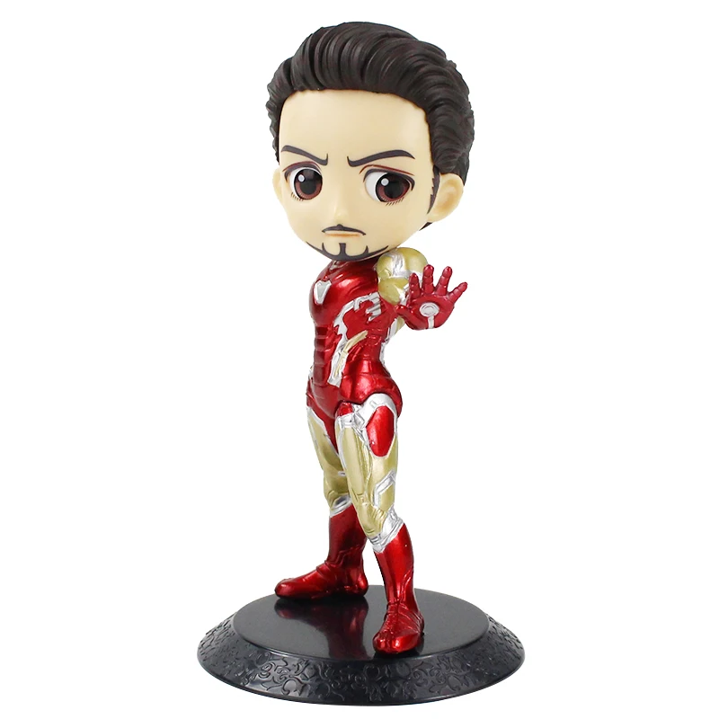 A Q Posket Infinity War фигурка железного человека игрушка Тони Старк Железный человек Марка 42 модель Мстителей кукла подарок для детей - Цвет: A