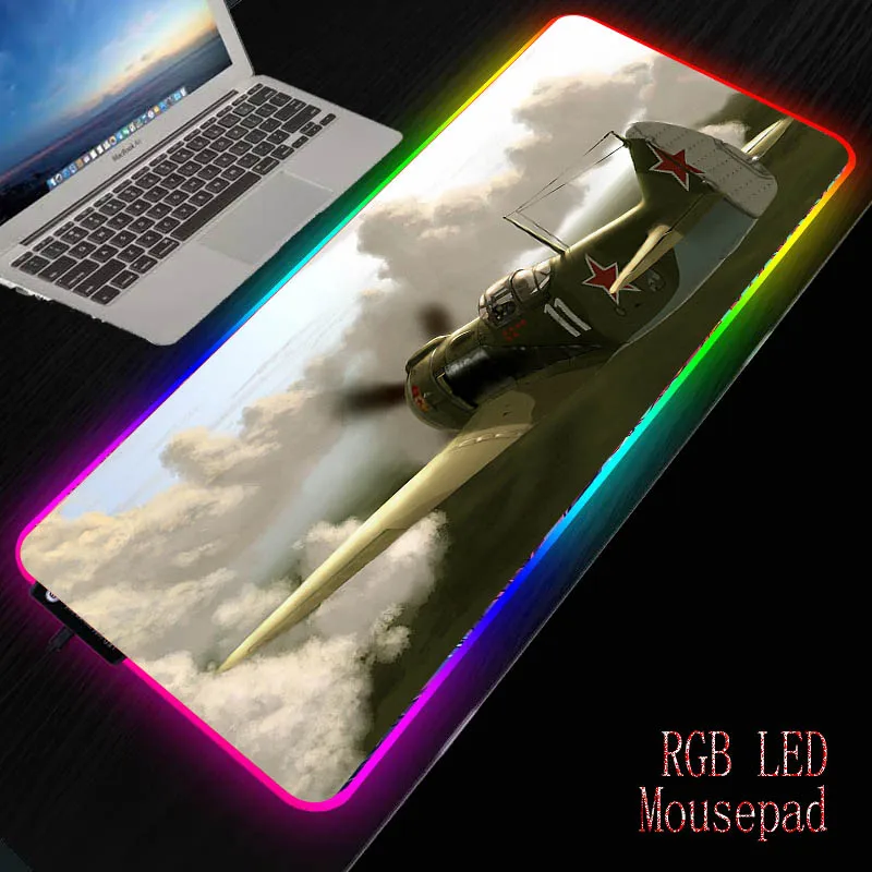 

MRGBEST Aircraft Large Gaming Mouse Pad Colorful Mouse Mat Keyboard Mat Table Mat Desk Mat for Notebook Laptop Gamer Mousepad