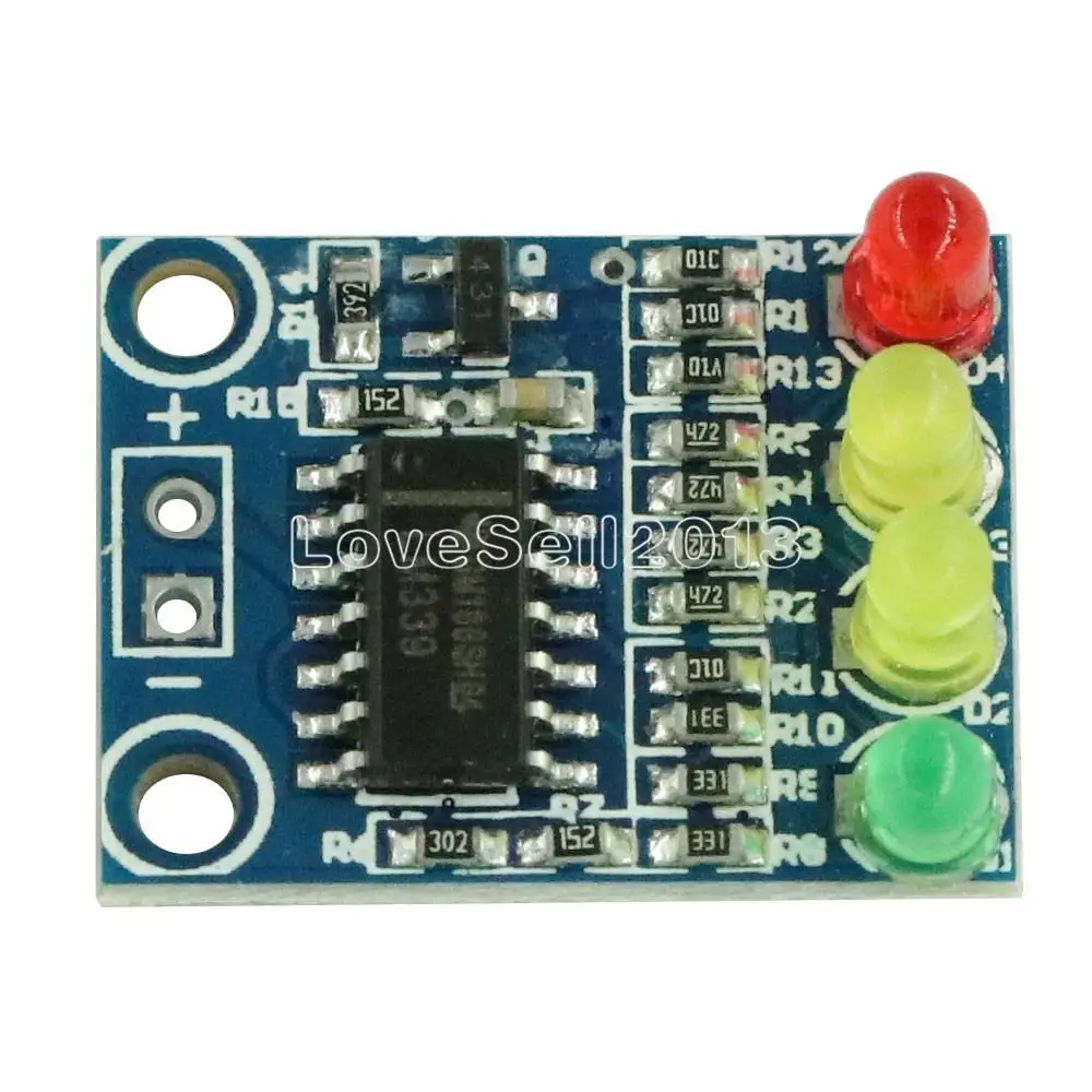 12V Electric Quantity 4 Power Indicator Battery Detection Module For Arduino TOP | Электроника