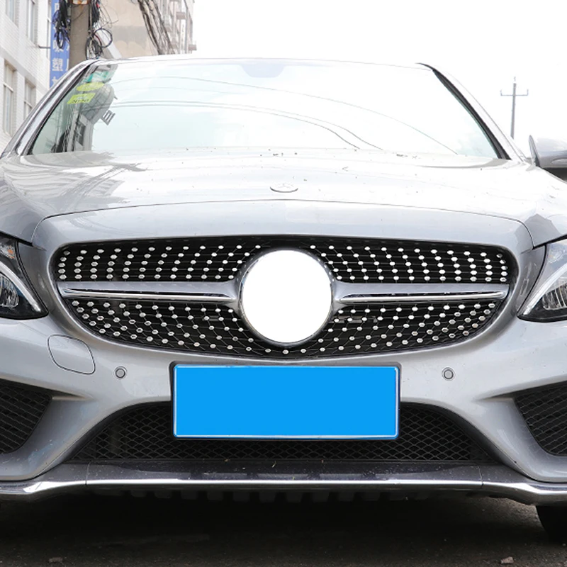 Карманго для Mercedes-Benz GLC- автомобильный передний капот средняя сетка решетки решетка сборка рамка крышка отделка внешние аксессуары