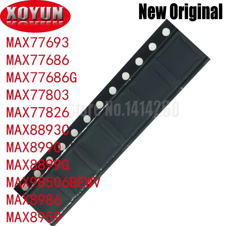 100% новый MAX77693 MAX77686 MAX77686G MAX77803 MAX77826 MAX8893C MAX8990 MAX8899G MAX98506BEWV MAX8986 MAX8959 Power IC |